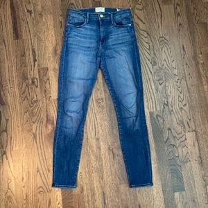 Frame High Rise Skinny Jeans